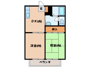 コンセール三笠の物件間取画像